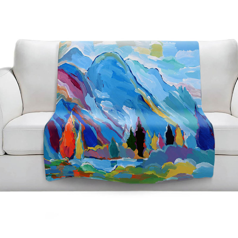 Couverture sherpa à composition colorado, l 51 po x L 60 po