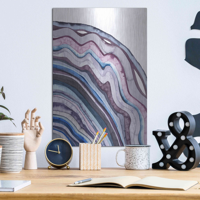 «Amethyst Agate II» par Grace Popp, H 16 po x l 12 po