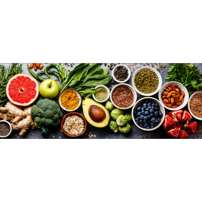 Fruits And Vegetables - Print on Float Glass
