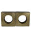 Biblio Bookends Pair, Brass