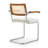 Boucle Low Rattan Back Arm Chair-93021589