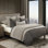 Tweed Solid Color Classic Modern Rustic Woven Comforter Set