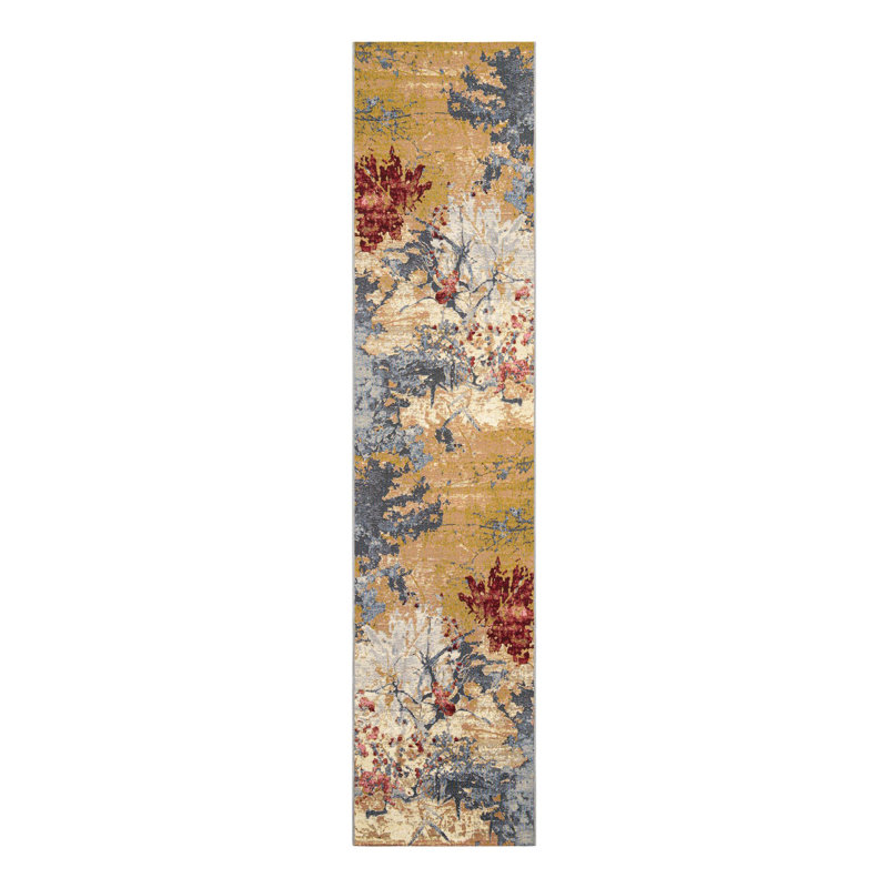 Keazia Indoor/Outdoor Area Rug, Runner 2'7" x 12'