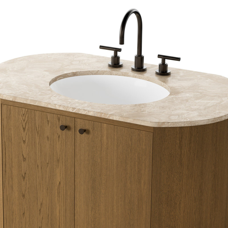 Dean Single Vanity-Washed Natural, 40"