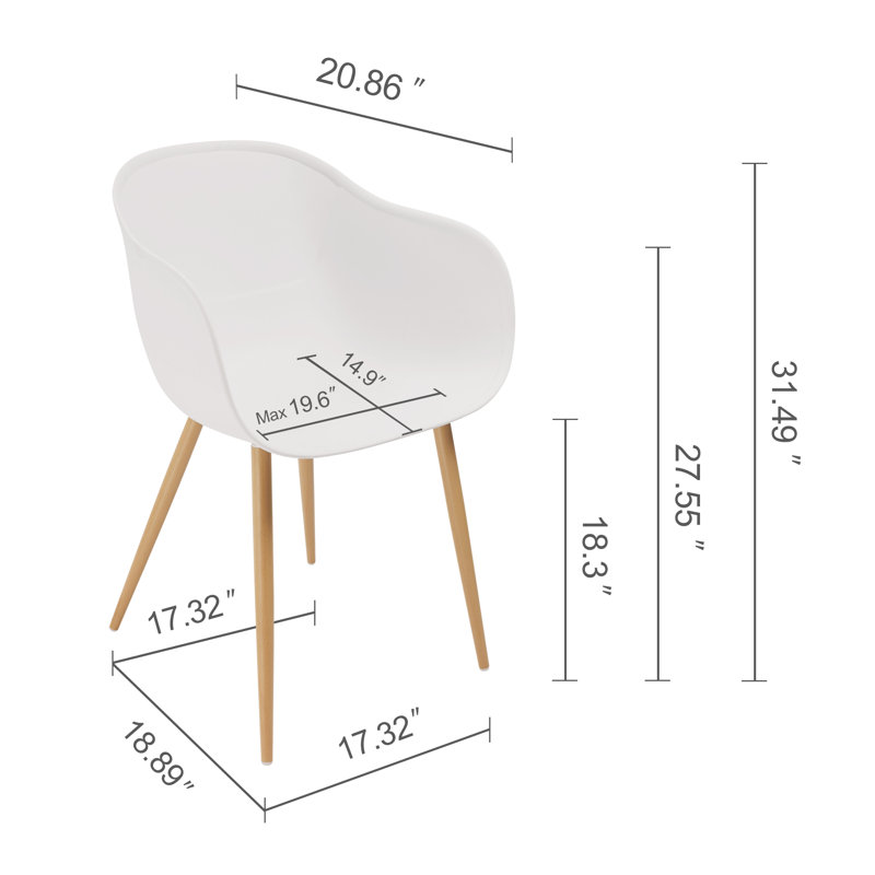 Modern Square MDF Top Dining Table Set for 2, Mid-Century Dining Table and Chairs Set for Kitchen, Dining Room, Office, Cafe, Restaurant