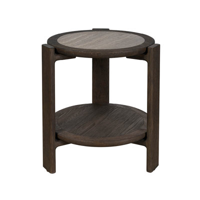 Modern Stone Top End Table