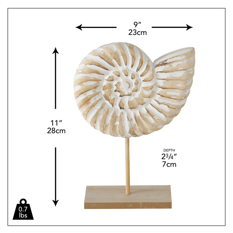 Sculpture coquille Wadhurst Nautilus
