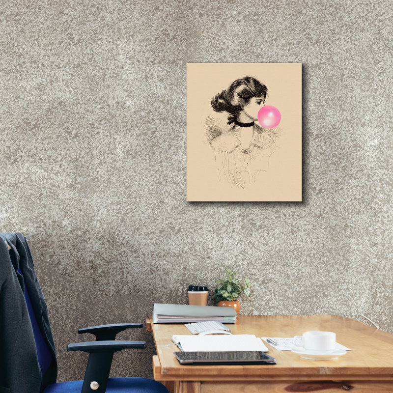 «Epic Graffiti», victorian mesdames misbehaving 1 »par Alicia Longley, art mural sur toile, 20 po x 24 po, H 24 po x l 20 po