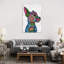 Folk Art Puppy by Angelika Parker - Print on Canvas-42157748-89232725