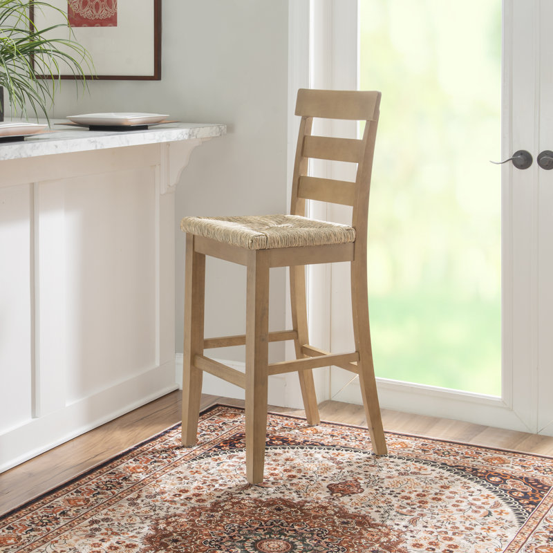 Tabouret de bar et de comptoir Holdrege, Naturel, Tabouret de bar (siège d'une hauteur de 30,25 po)