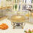 7.26Qt Gold Round Chafing Dish Buffet Warmers Sets