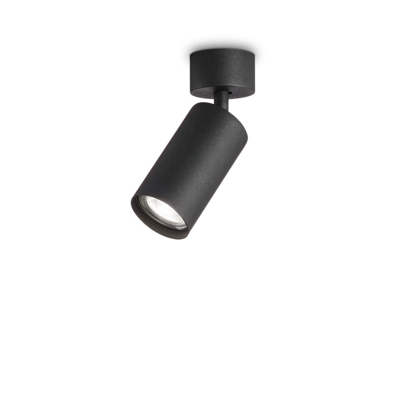 Dynamite Flush Mount, Black, Black