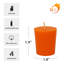 Bougie votive sans parfum Votive-24032372-24032363