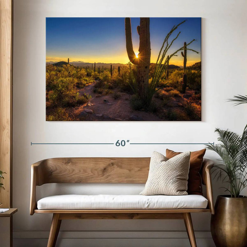 Harnek Saguaro National Park Sunset, 34" H x 51" W