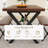 Kristofer Kitchen Dining Table Set, Rectangle Dining Table with Dining Bench(Table, 2 Benches)-122056383