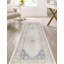 Tapis traditionnel Matthei de couleur bleu marine-1333421178