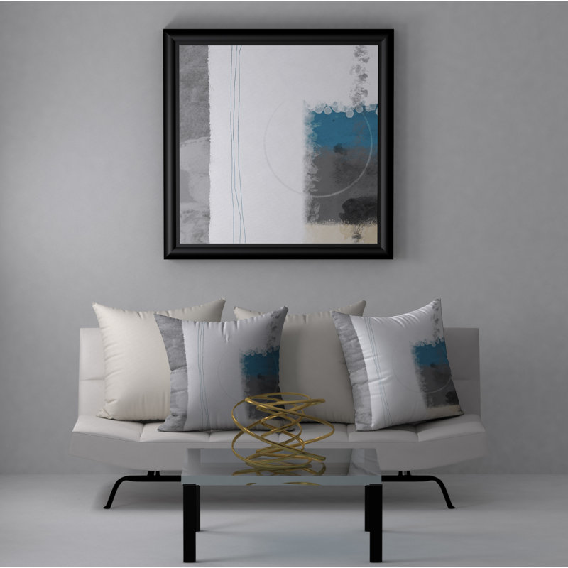 Housse de coussin décorative carrée et raffinée indéniablement raffinée, 18" x 18"
