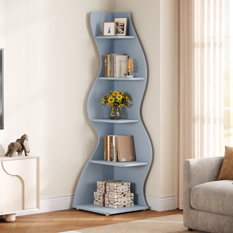 Coin Huizenga avec tablettes ouvertes, Bleu, 1