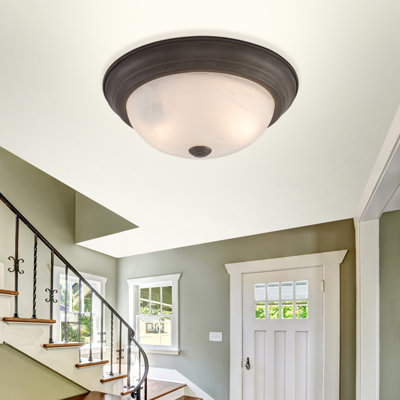 Benedict Glass Flush Mount