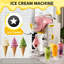 Machine à glaçons pour la maison - Machine à glaçons 88 oz sans machine à glaçons, machine à boisson glacée, 5 préréglages pour crème glacée, Slushie, Margarita, Frappés, Milkshake-124454914