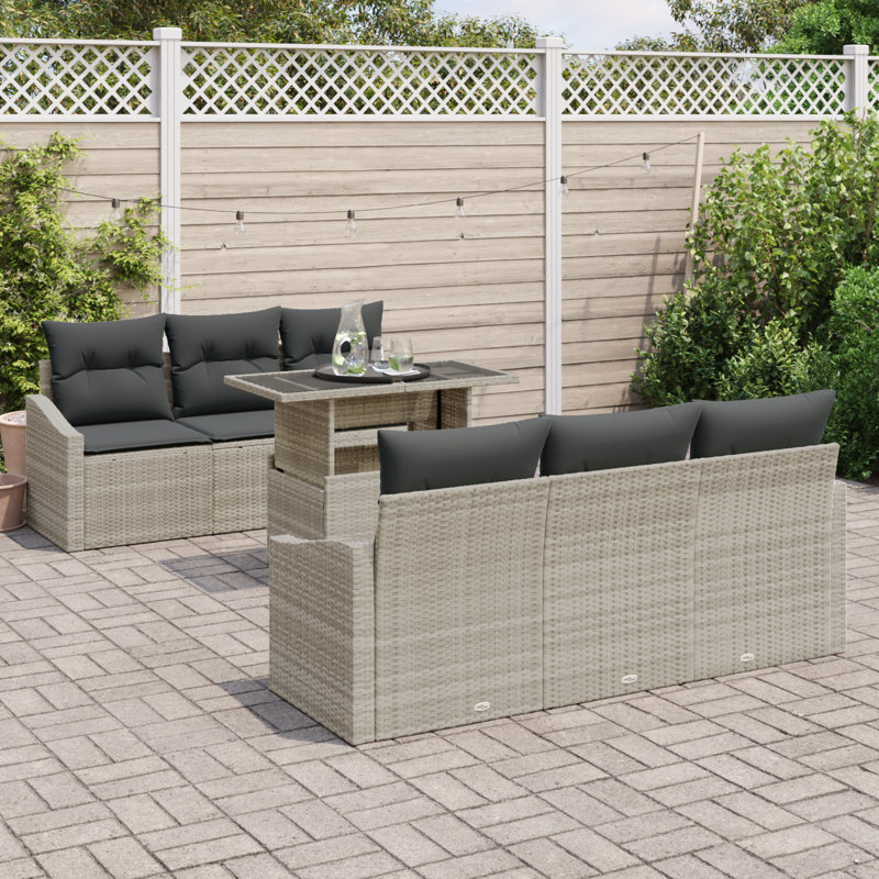 178cm Wide Patio Sofa with Cushions