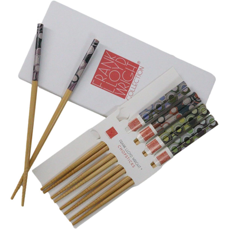 Ensemble de 5 paires de baguettes striées Frank Wright