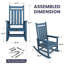 Wolak HDPE Rocking Adirondack Chair-1236310221