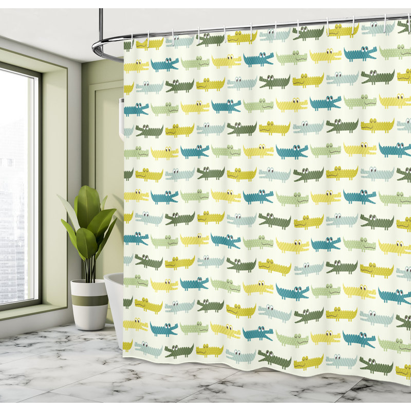 Shower Curtain with Hooks Included, 75"H x 69"W