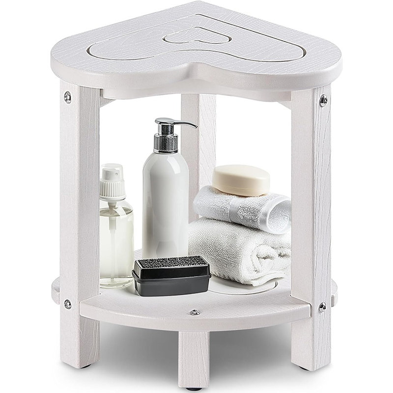 Tabouret de douche d'angle pour douche intérieure - Douche d'angle imperméable