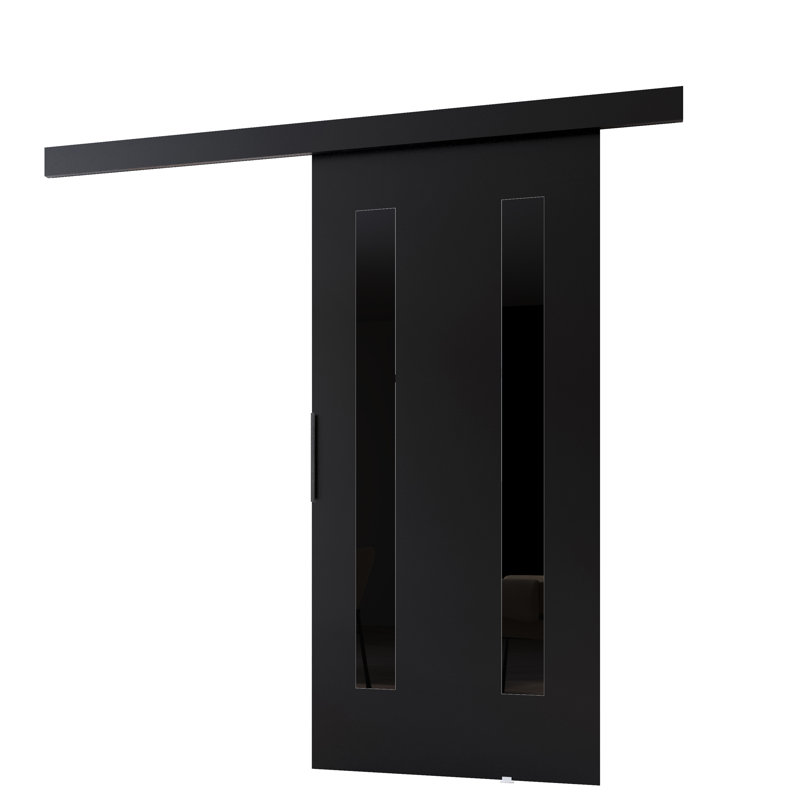 Sliding Door Prim H, Interior Door, 76cm x 205cm, Black