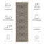 Tapis intérieur / extérieur sable / noir Arneshia-20794187