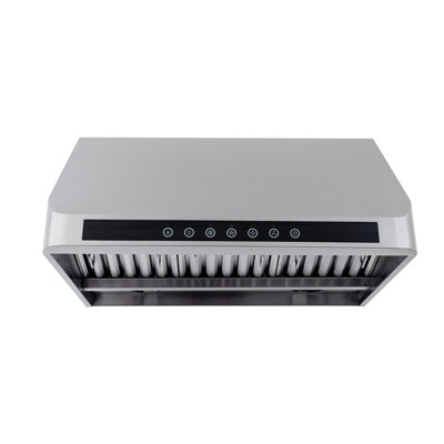 Hotte de cuisine sous le cabinet PROLINE 36 pouces, conduit, 1000 pi³ / min, acier inoxydable, lumières DEL, commande tactile ACL, moteur de soufflage ULTRA-SILENCIEUX, garantie de 3 ans