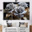 Gris et or rose passion - ensemble de décorations murales roses-107746284-107746282