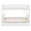 Lit superposé en bois peu encombrant au design gigogne et convertible-832703869
