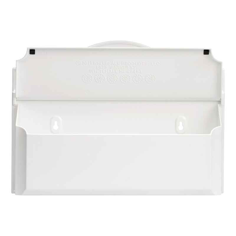 White Aluminum Colonial Wall Mounted Mailbox