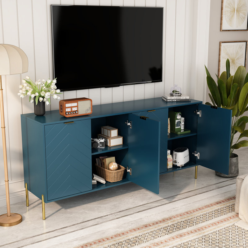 Buffet 4 portes 62,99 po Ryli, Vert