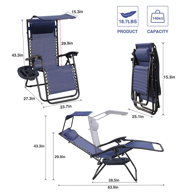 Chaise de camping d'extérieur, Marine