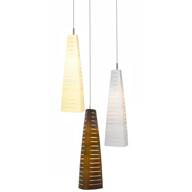 Mesa 1 - Light Single Pendant, White/Clear