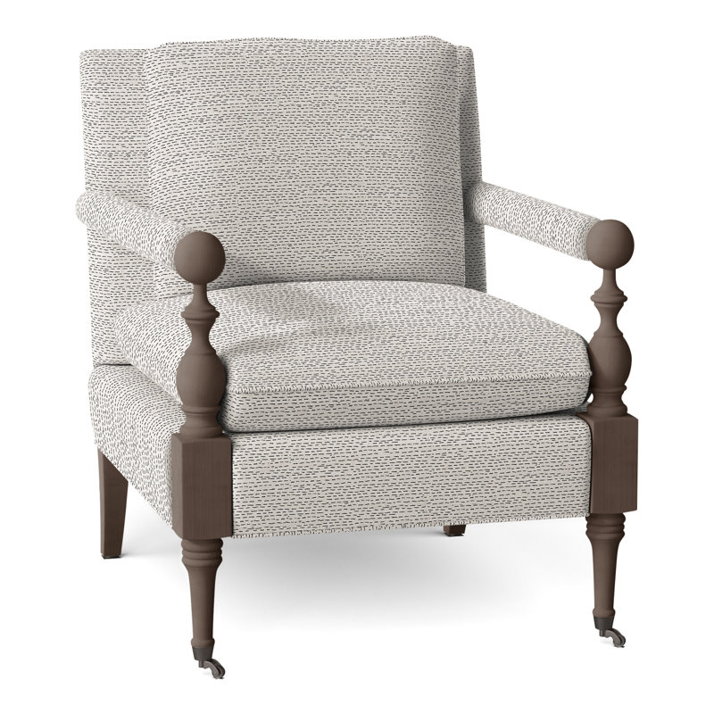 Leslie Armchair, Hazelnut, Perigold Arigato Balsamic