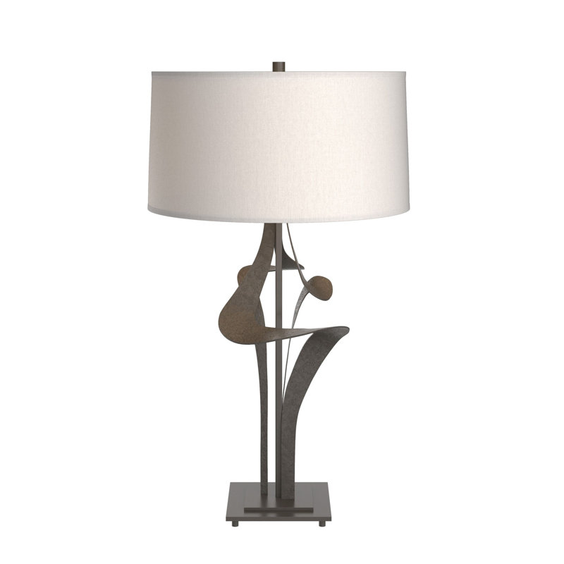Antasia 27.4" Table Lamp, Flax, Dark Smoke