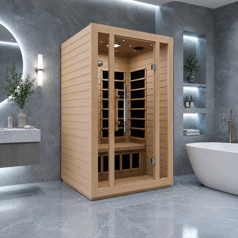 Sauna infrarouge d'intérieur pour 2 personnes Ischia