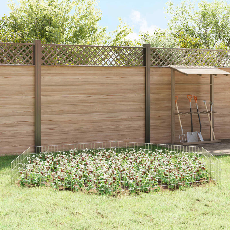 Galvanised Steel Fencing Kits, 30cm H x 75cm W