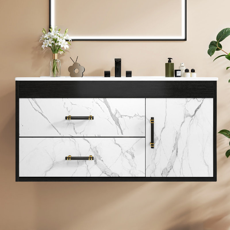 Balconera 36" Wall-Mounted Single Bathroom Vanity