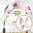 Pink And Purple Wildflower Paradise - Floral Unique Mirror, Cottage Large Round Wall Mirror, Printed Metal Art-99624152