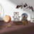 Askegard Crystal and Glass Hourglass Decorative Object