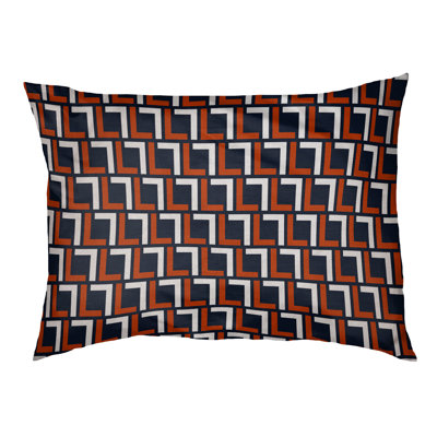 Brossard Geometric Polyester Pet Bed