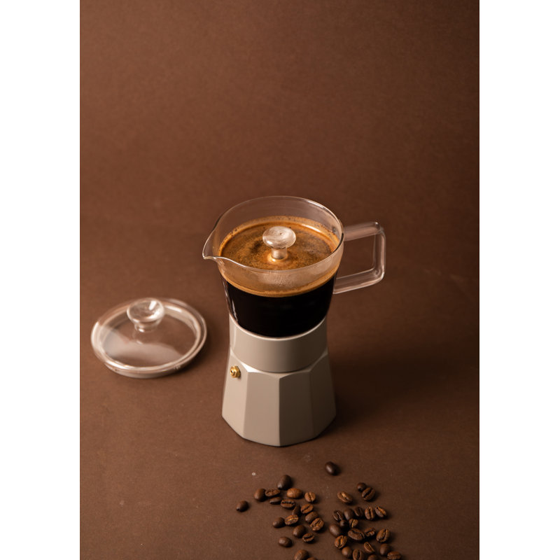 La Cafetière Glass Espresso Maker, Latte
