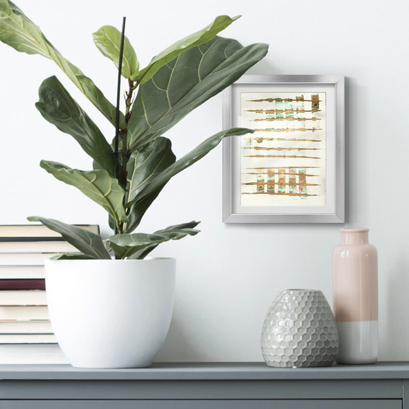 Printed Proxima II -Framed Print, 28.5" H x 20.5" W, Silver