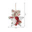 Ornements suspendus en fausses fleurs (ensemble de 2)