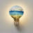 Painted Coastal Scene LED Night Light